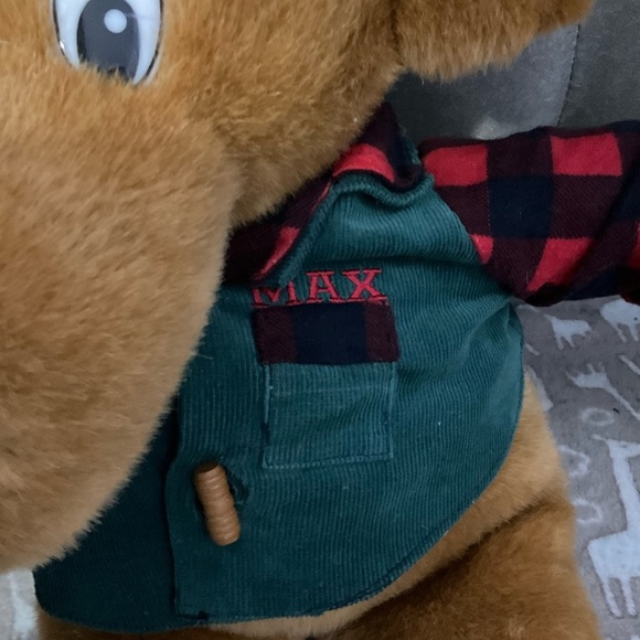Commonwealth Max The Moose 1992 Vintage Plush Stuffed Animal - Picture 3 of 6